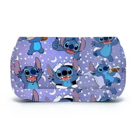 Stitch Fully Printed Flap Pen Bag Stationery Box Pencil Case Primary and Secondary School Girls Anime Kawaii