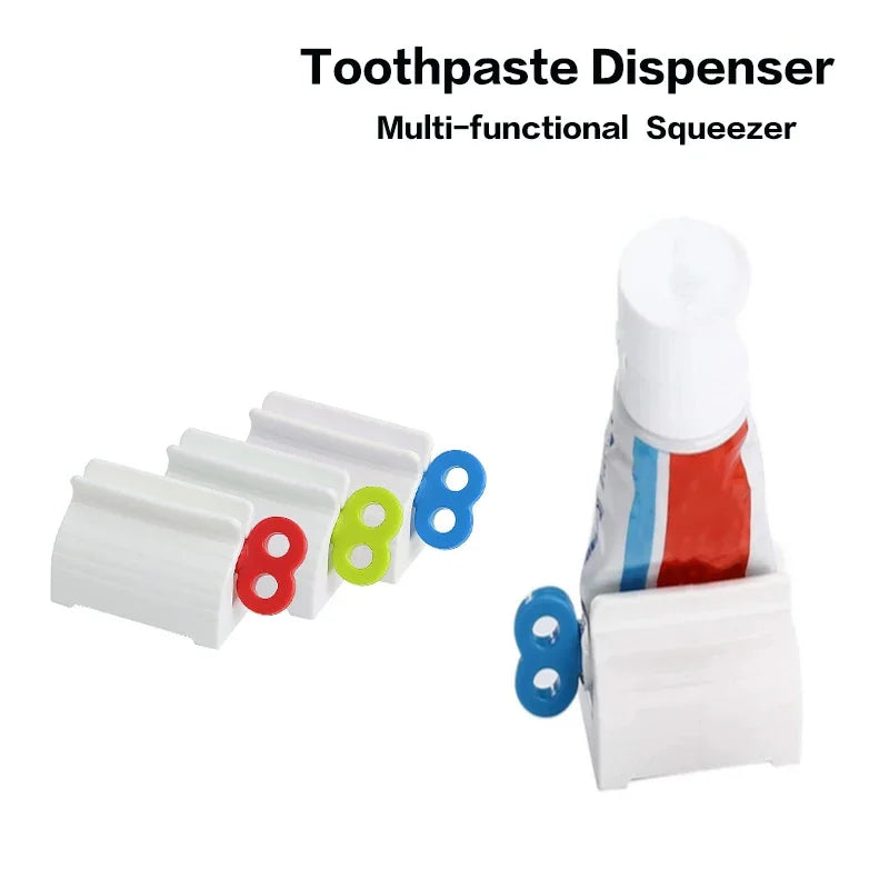 Toothpaste Squeezer Device Multifunctional Dispenser Facial Cleanser Clips Manual Lazy Tube Tools Press Bathroom Accessories