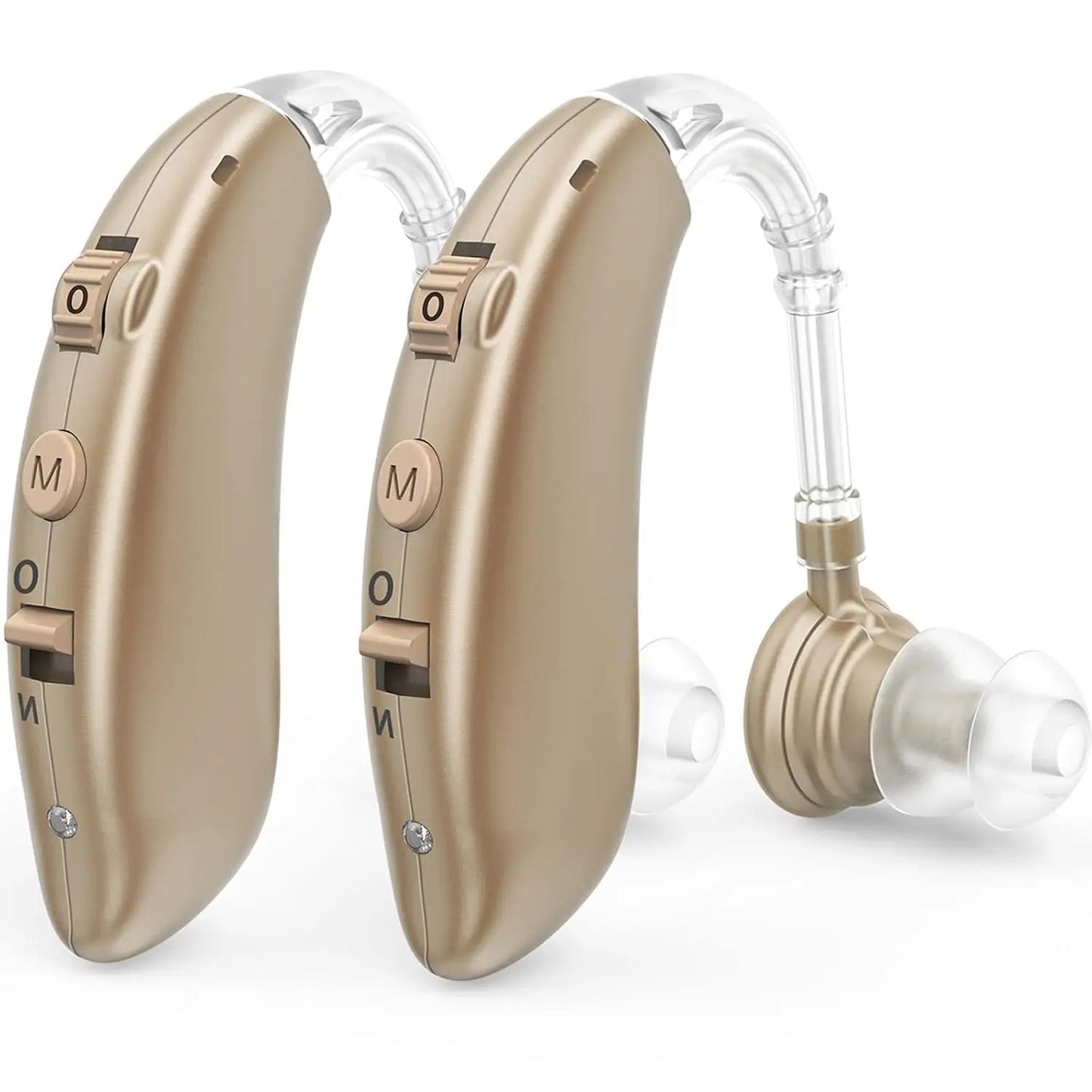 Best Rechargeable Digital BTE Hearing Aid Adjustable Tone Sound Amplifier Portable Deaf Elderly Hearing Aids