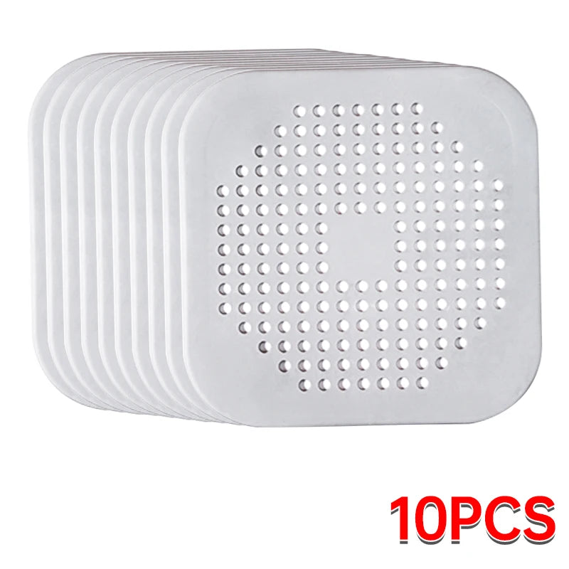 Shower Drain Hair Catcher Sink Strainer Drain Cover Shower Hair Catcher Silicone  Hair Filter Kitchen Bathroom Home Accessories