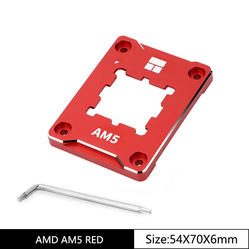 Thermalright ASF AM5 CPU Bending Corrector Frame Black/Red AMD Fastener Anti bending Bracket Pressing Plate CNC Aluminum