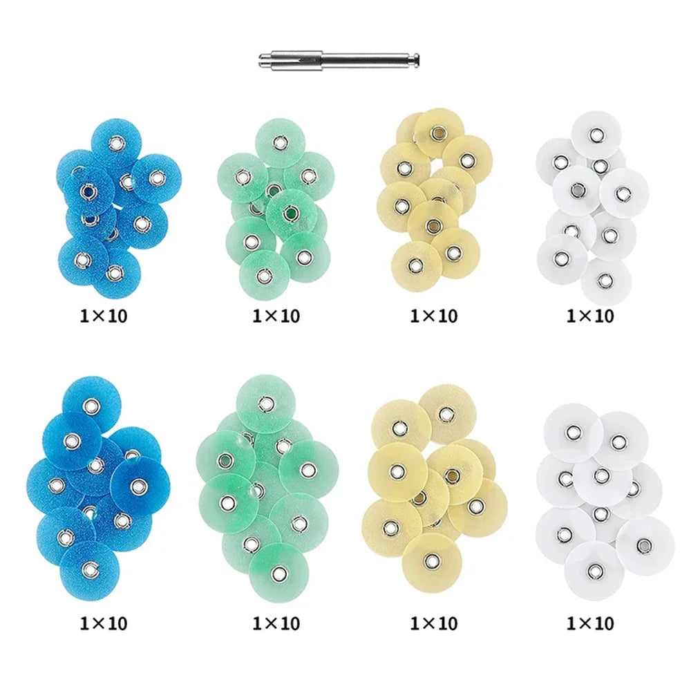 40/80Pcs Dental Polishing Discs for Teeth Whitening & Contouring