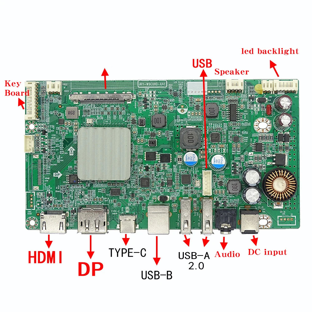 For iMac A1419 A2115 5K LCD Screen Driver Board LM270QQ1 LM270QQ2 Retinal Control Motherboard 5120*2880 QQHD HDMI DP Type-c