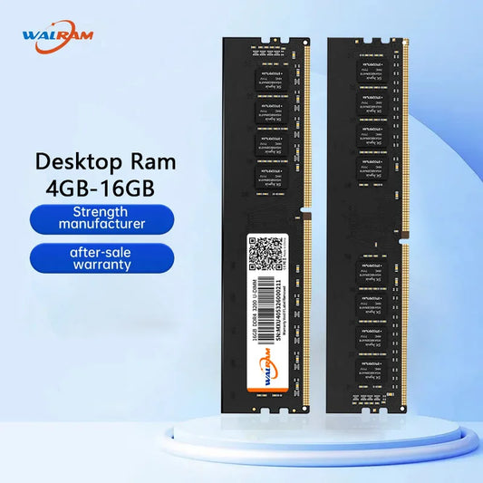 Walram Memory Ram DDR4 DDR3 PC Desktop 16GB 8GB 4GB 3200MHZ 2666MHZ 1600MHZ 240Pin Non-ECC UDIMM PC3-12800 Computer Memoria RAM