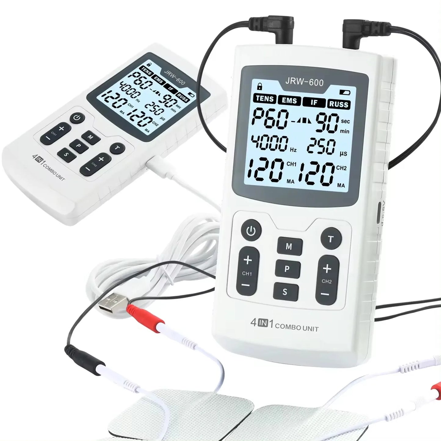 Electric Muscle Therapy Stimulator High-Frequency Interferential Physiotherapy Device  IFT RUSS TENS EMS Adjustable Body Massage