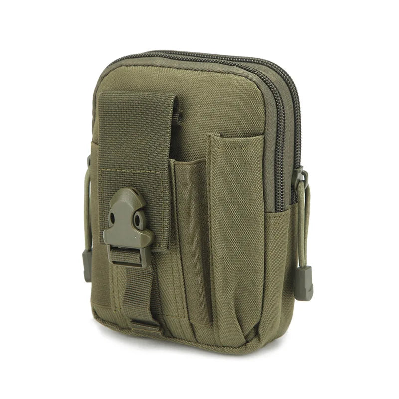 Molle Pouch Belt Waist Pack Men Small Pocket Survival Tool Bag for Running Travel Camping Hunting Airsoft