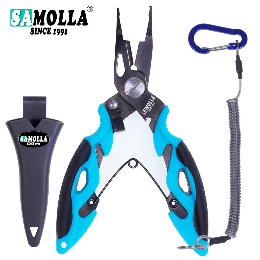 New Multifunctional Fishing Pliers Accessories 420 Stainless Steel Body Scissors Line Cutter Hooks Remover Outdoor Fishing Tools