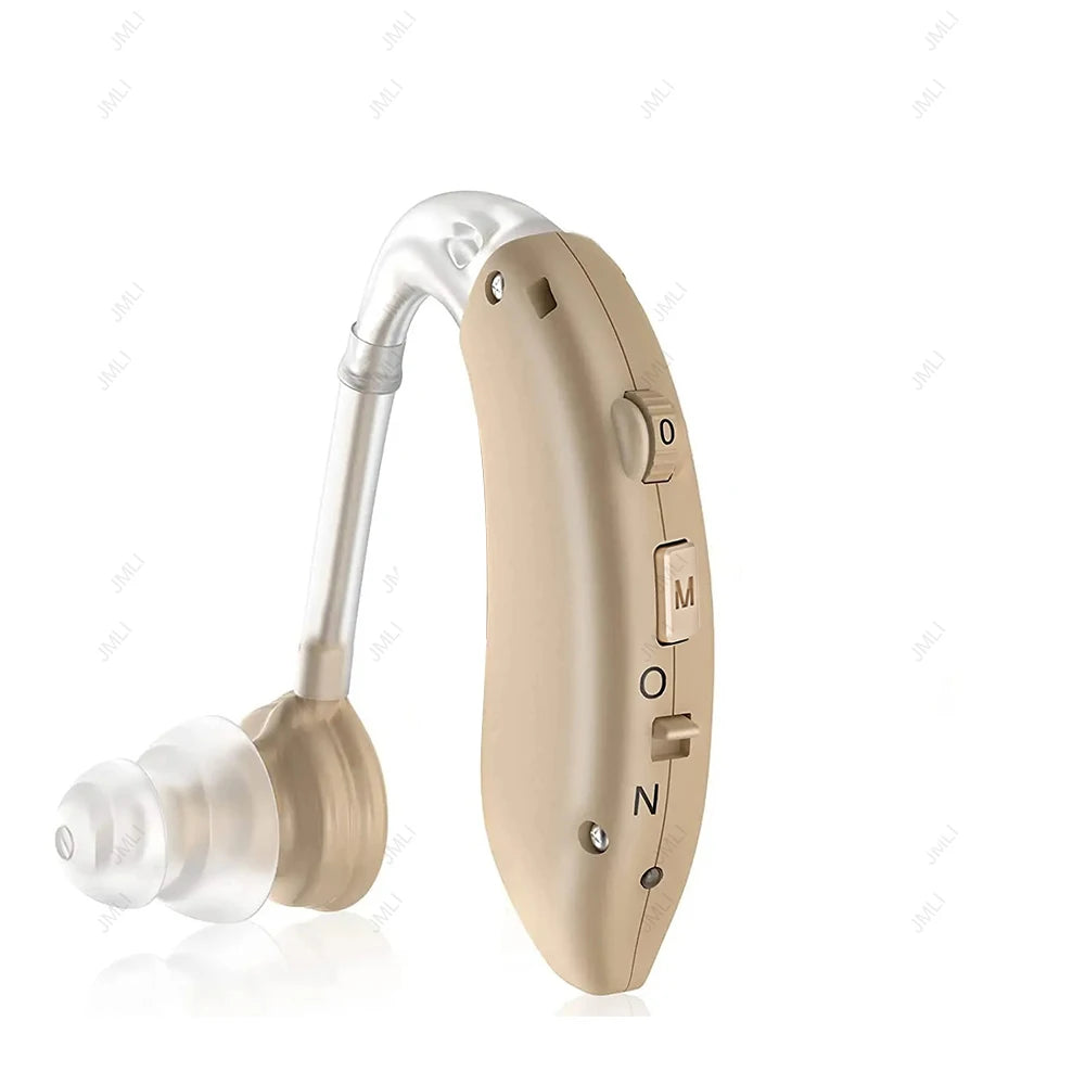 2025 Best Rechargeable Digital BTE Hearing Aid Adjustable Tone Sound Amplifier Portable Deaf Elderly Hearing Aids