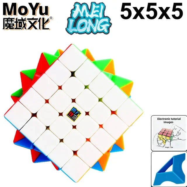 MoYu Meilong Series Magic Cube 3x3 2x2 4x4 5x5 Professional Special 3×3 Speed Puzzle Children's Toy 3x3x3 Original Cubo Magico