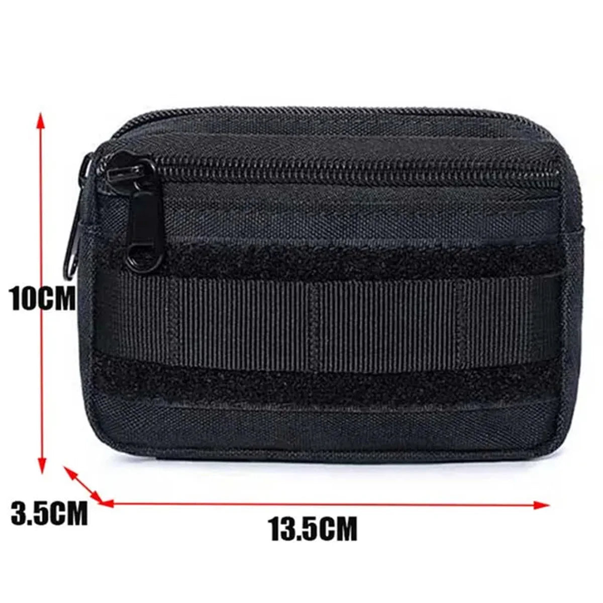 Double Layer EDC Bag Men's Molle Belt Nylon Hip Bag Waist Bag Camping Hunting Accessories Multi-Function Bag