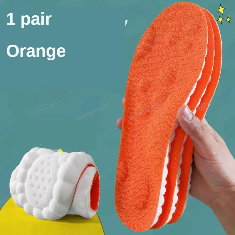 1Pair Plantar Fasciitis Relief Insole Shoes Insoles for Feet Arch Support Orthopedic Inserts Sports Shock Absorption Shoe Pads