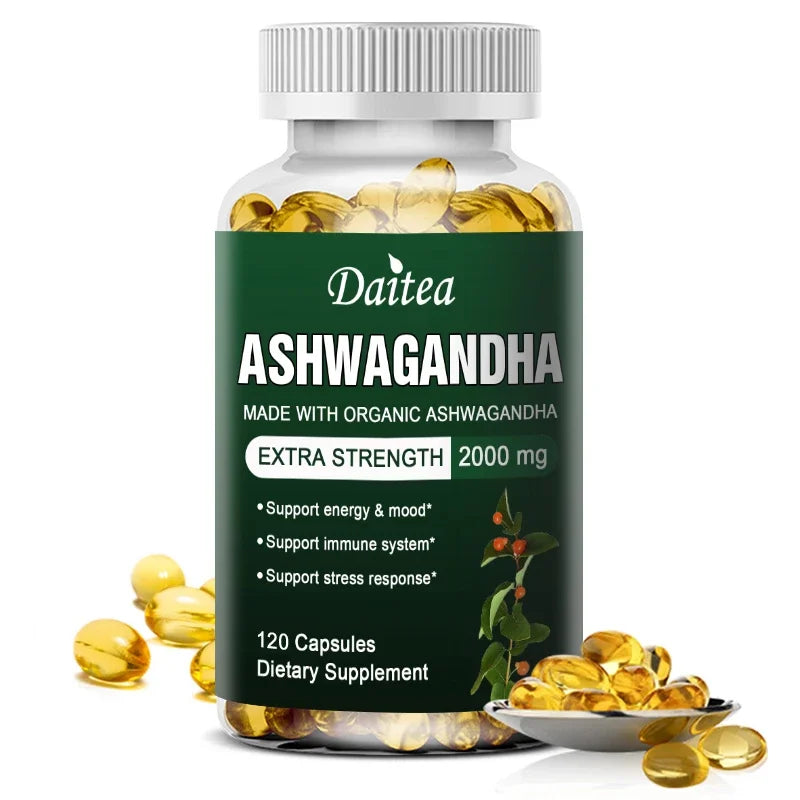 Daitea Ashwagandha Extract Capsule Anti-oxidation, Lipid-lowering, Decompression, Improving Sleep, Enhancing Immunity