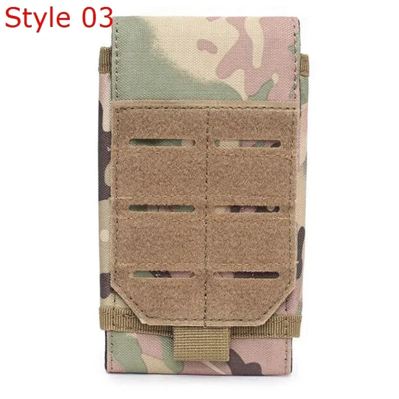 Molle waist bag, men's mobile phone bag, camping EDC bag