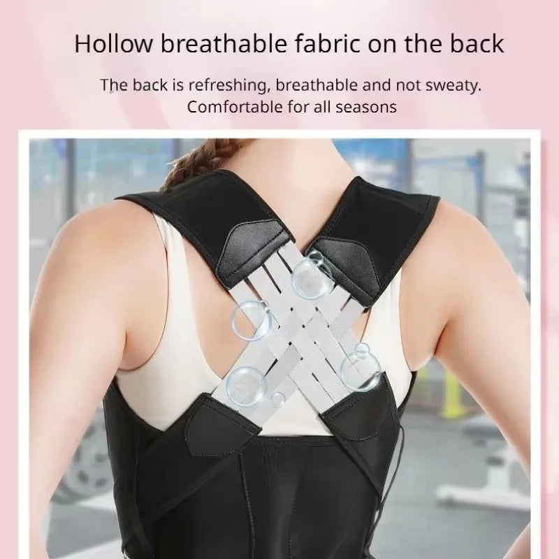 Back Posture Girdle for Women Men Shoulder Posture Corrector Back Support Gym Exercise Pilates Back Straightener Body Shape