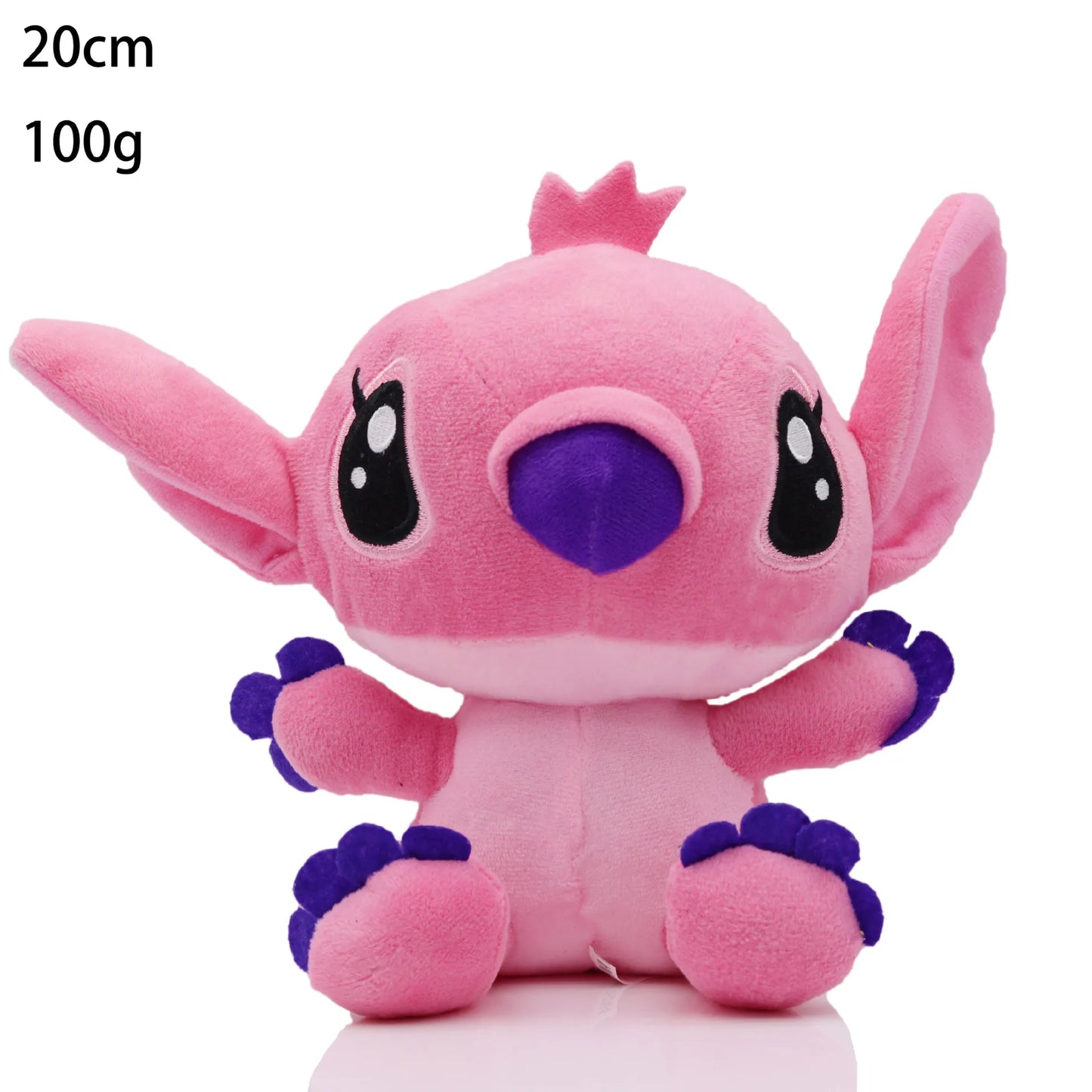 Genuine Disney Stitch 20-25CM Plush Toy Anime Lilo & Stitch Stuffed Toys Kawaii Cartoon Cute Pillow Doll Toys Kids Birthday Gift