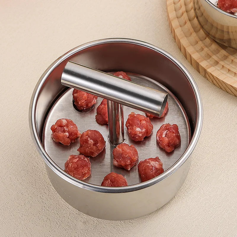 Stainless Steel Meatball Making Tool Meatball Making Mold  Kitchen Extruded Meatball Making Tool Meatballs Maker  Colorless Dura