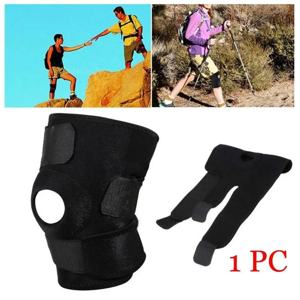 Hot Adjustable Hiking Sports Keep Warm Knee Support Wrap Brace Arthritis Prevent Patella Protector