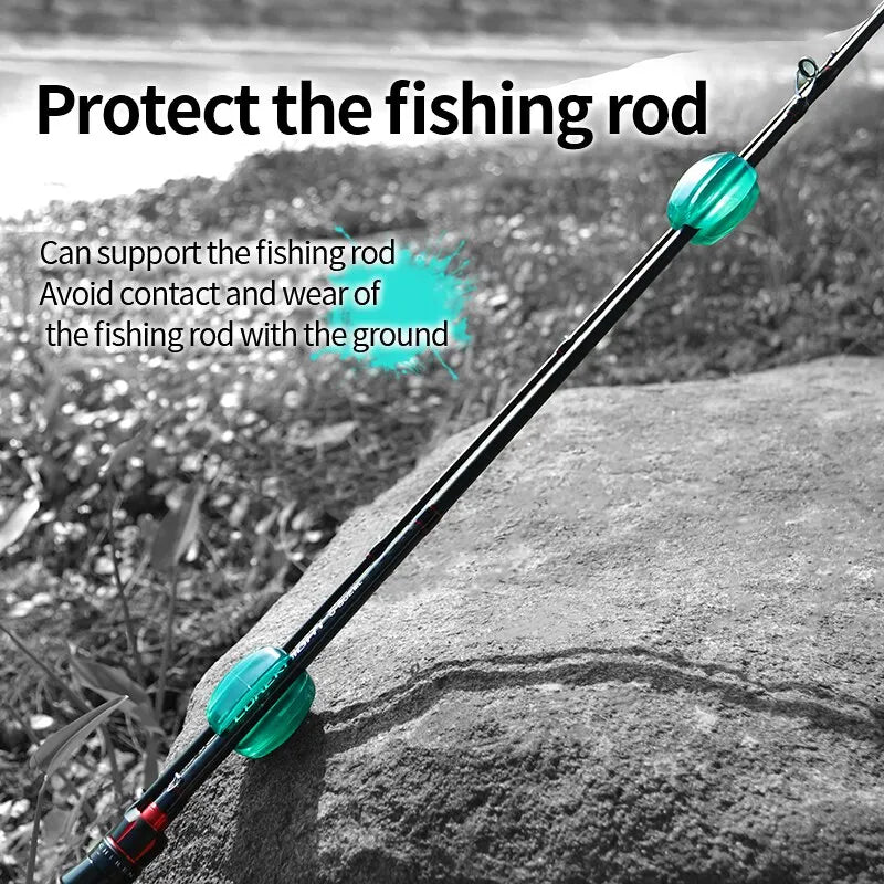 Fishing Rod Fixed Ball Rod Ball Mini Protection Anti Collision Rod Retractor Fishing Rod Stopper Fishing Accessories