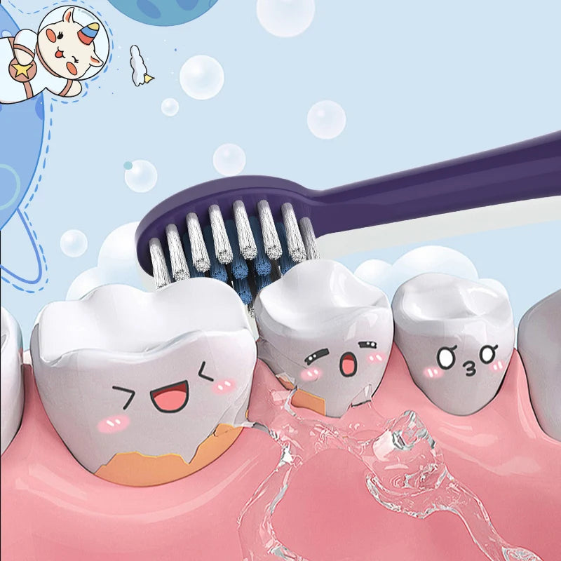 Children's ElectricToothbrushFor Both Men And Women, Suitable For Children Aged 3-15 Years Old. Soft Bristled Brush. Electric