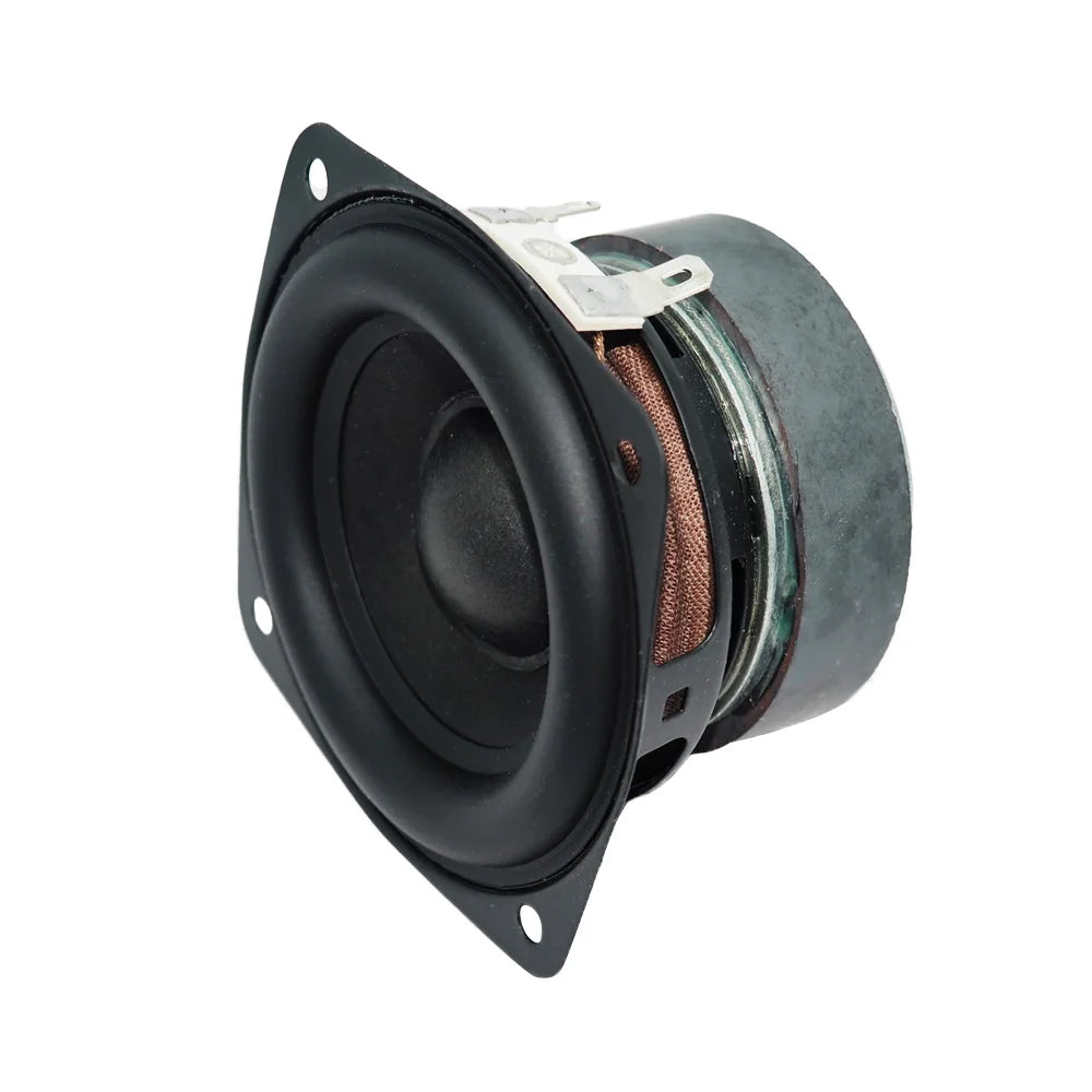 1pcs 78MM 4 Ohm 15W Subwoofer Speaker 3 Inch Convex Cap Bass Square Woofer DIY Bookshelf Speakers Hifi Home Sound Theater