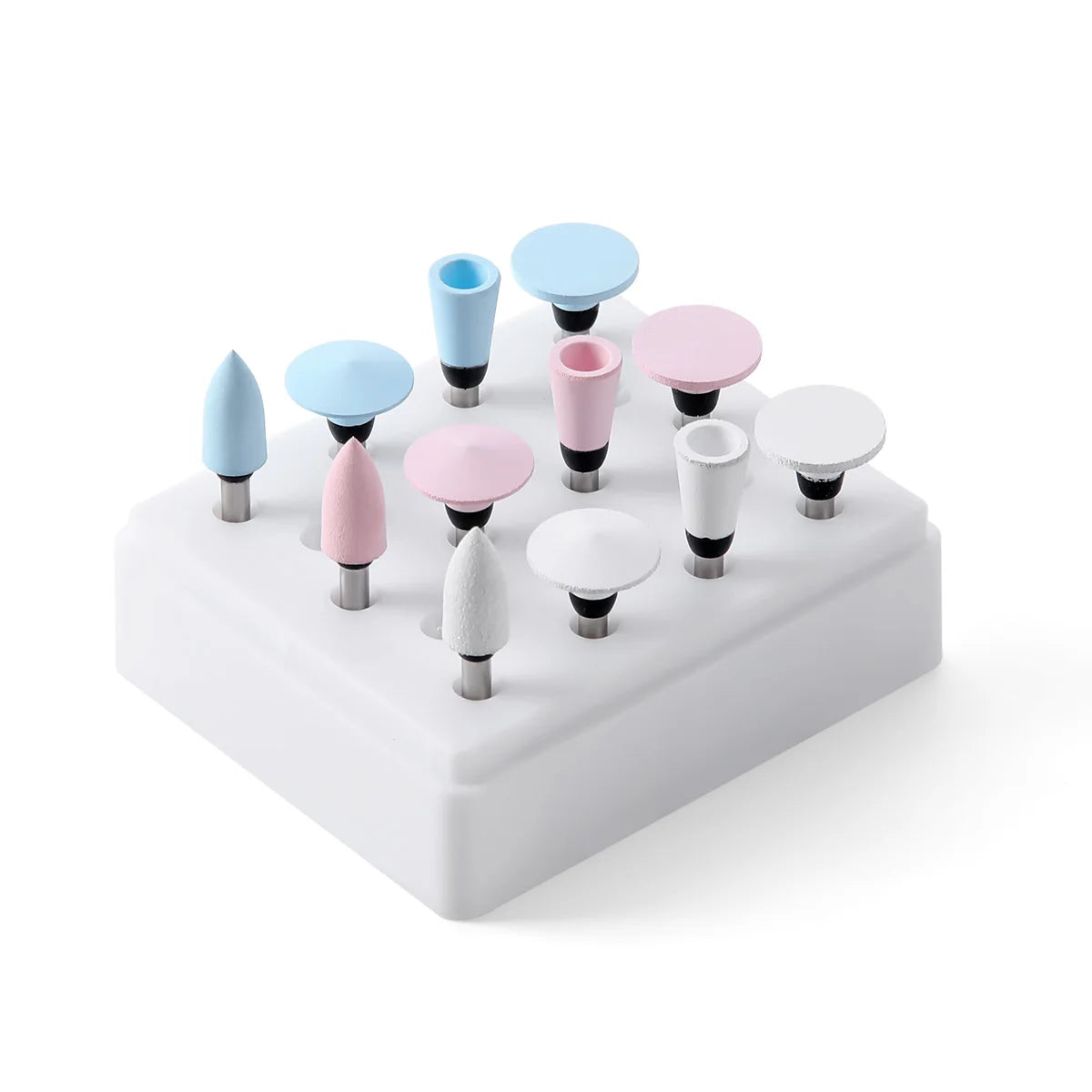 Dental Silicone Polishing Kit - 12Pcs Set for Finishing & Polishing