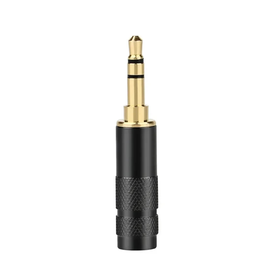 DIY 3.5mm Jack Audio Plug 3 4 Pole Earphone Connector For Soldering Hifi Headphone Upgrade Wire 3.5 Conector Gold Plated