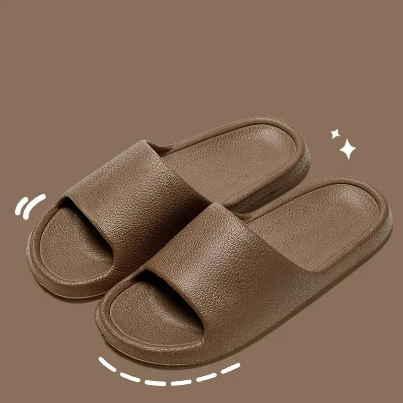 EVA Men Sandals Flip Flops Man Slippers Solid Color Simple Non-slip Soft Sole Comfortable Shower Slippers Outdoorf Couple Shoes