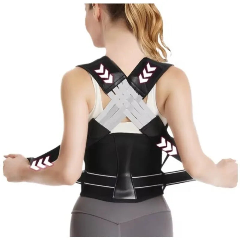 Back Posture Girdle for Women Men Shoulder Posture Corrector Back Support Gym Exercise Pilates Back Straightener Body Shape