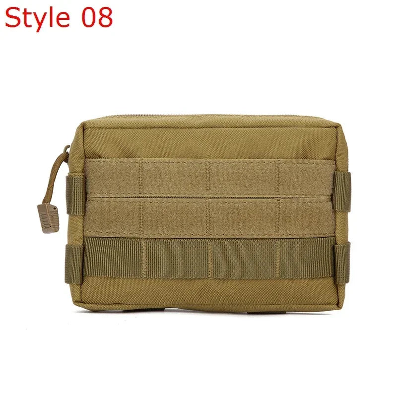 Molle waist bag, men's mobile phone bag, camping EDC bag