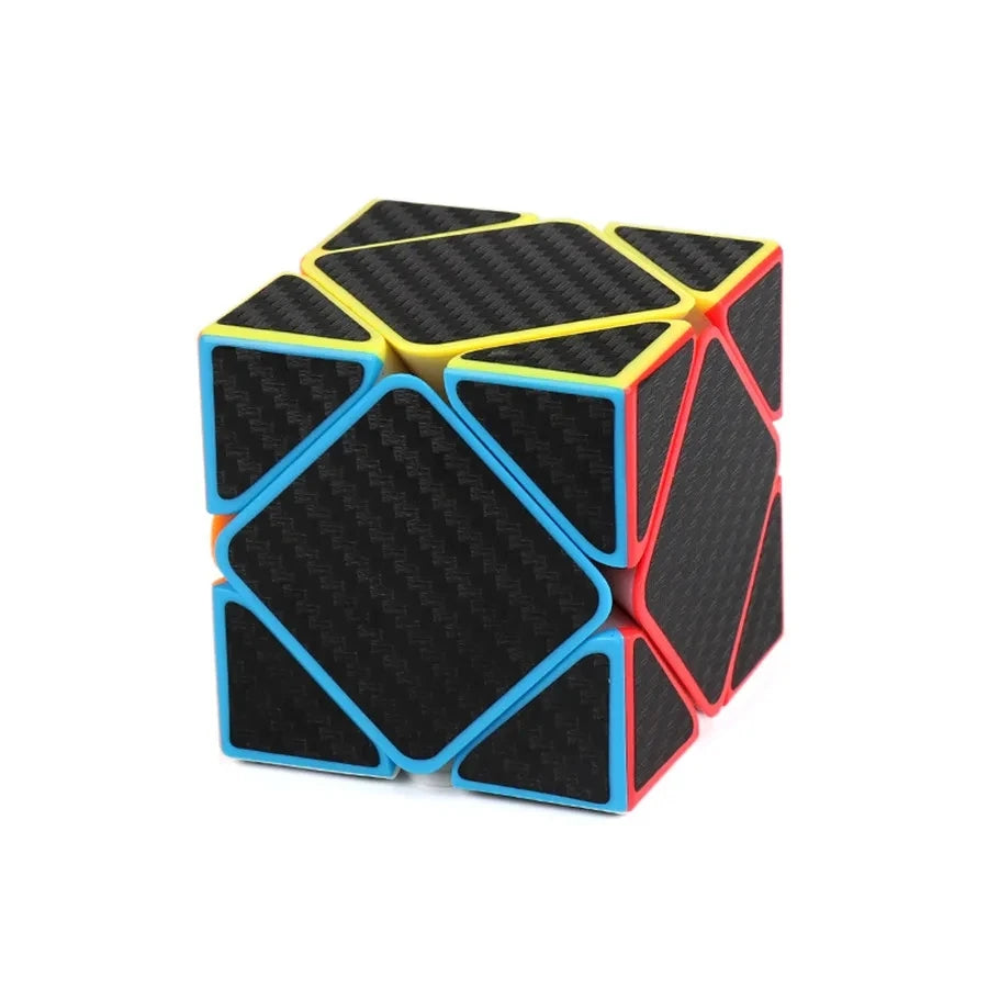 Meilong Carbon Fiber Cube 2x2x2 3x3x3 4x4x4 Pyramid Skew SQ1 Megaminx Puzzle For Beginners and Professionals