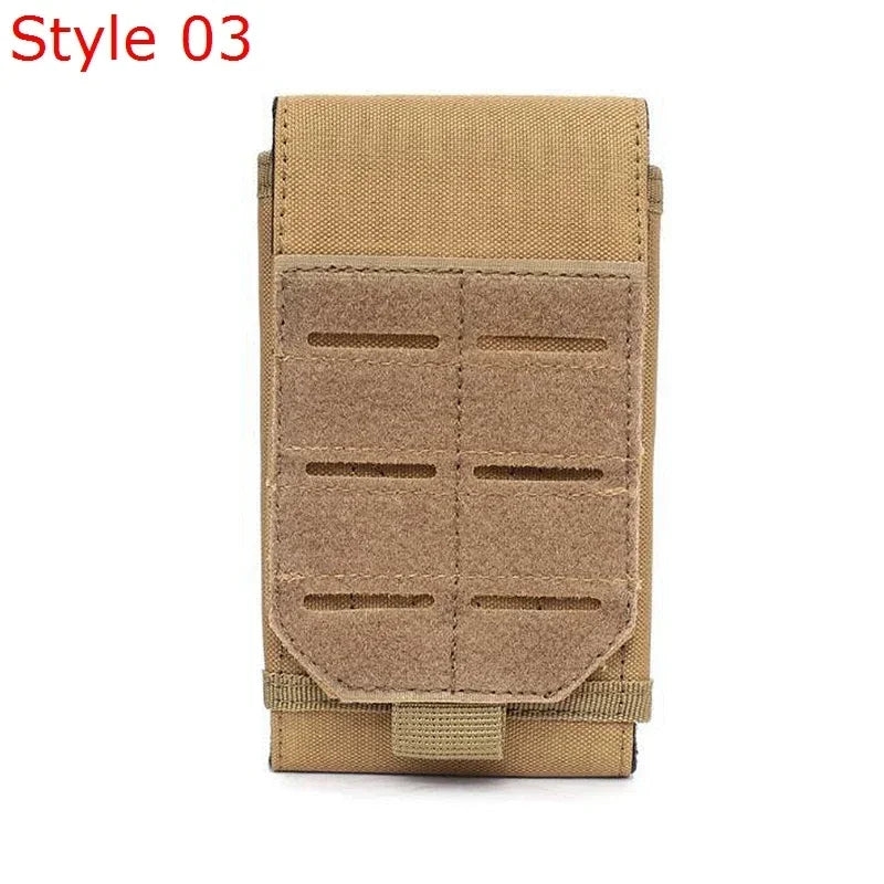 Molle waist bag, men's mobile phone bag, camping EDC bag