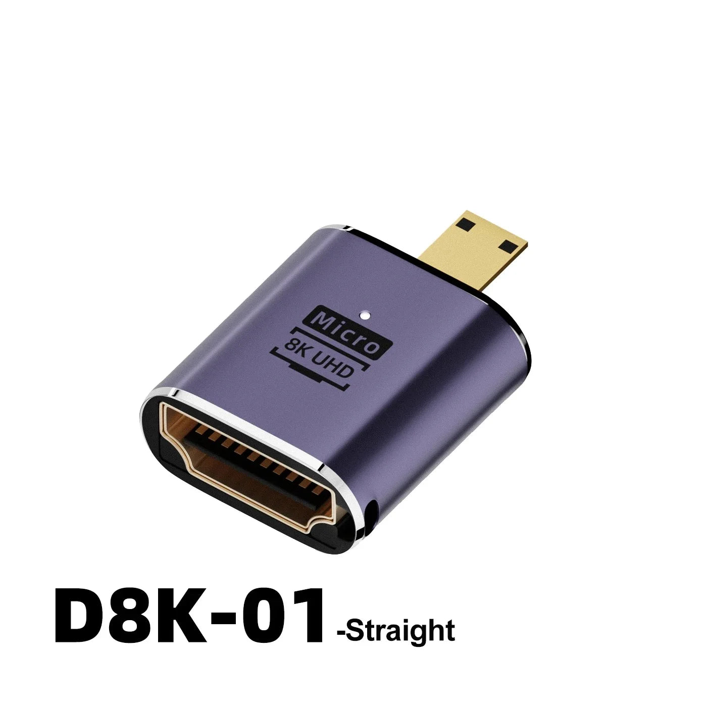 HDMI-Compatible Adapter 90 270 Degree Right Angle Male to Female Converter 8K HD Connector Mini / Micro HDMI-compatible Extender