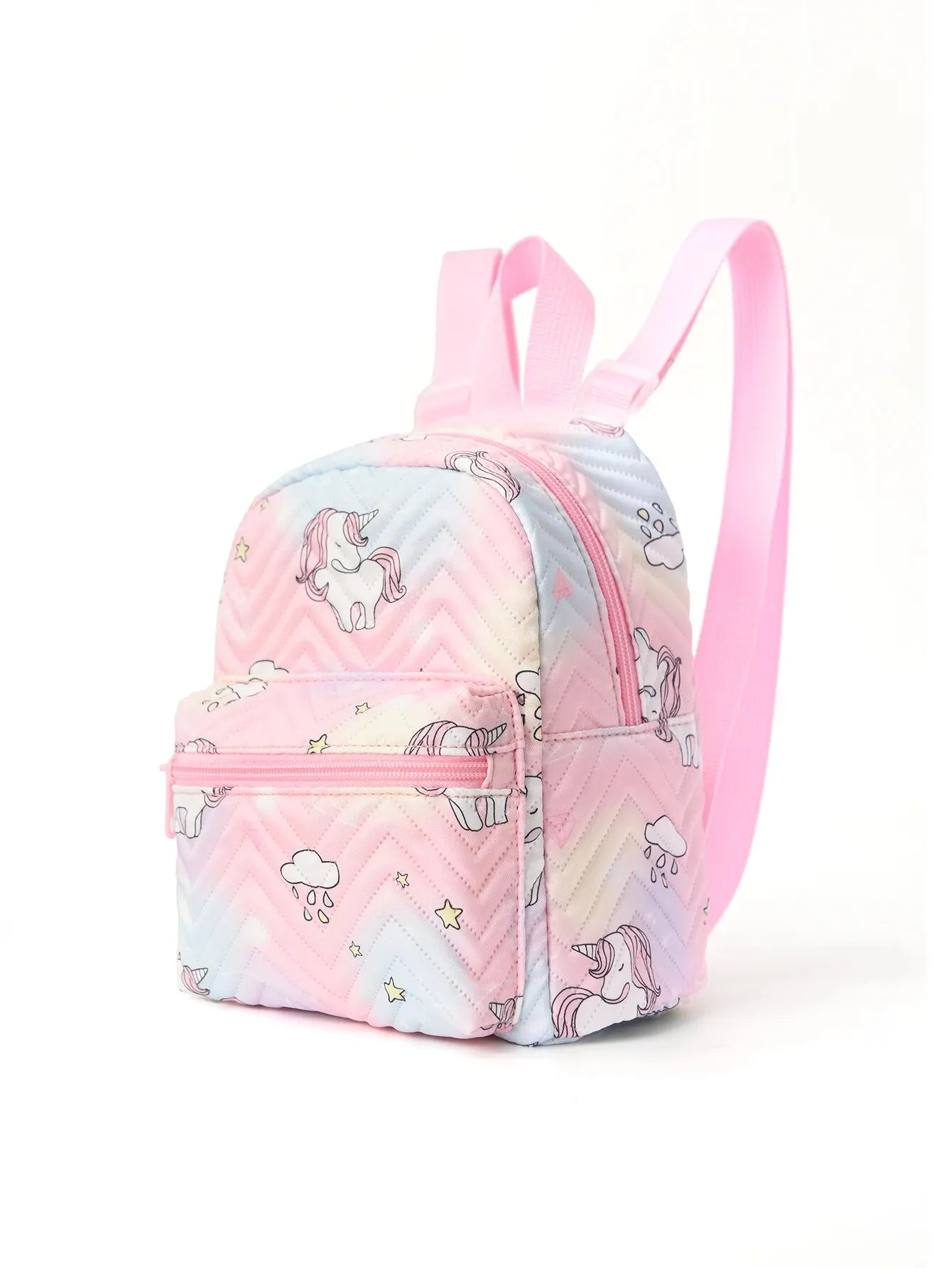 1pc Cute Cartoon Unicorn Print Children'S Backpack, Suitable For Girls, Students, Outdoor Travel, School, Holiday Gifts