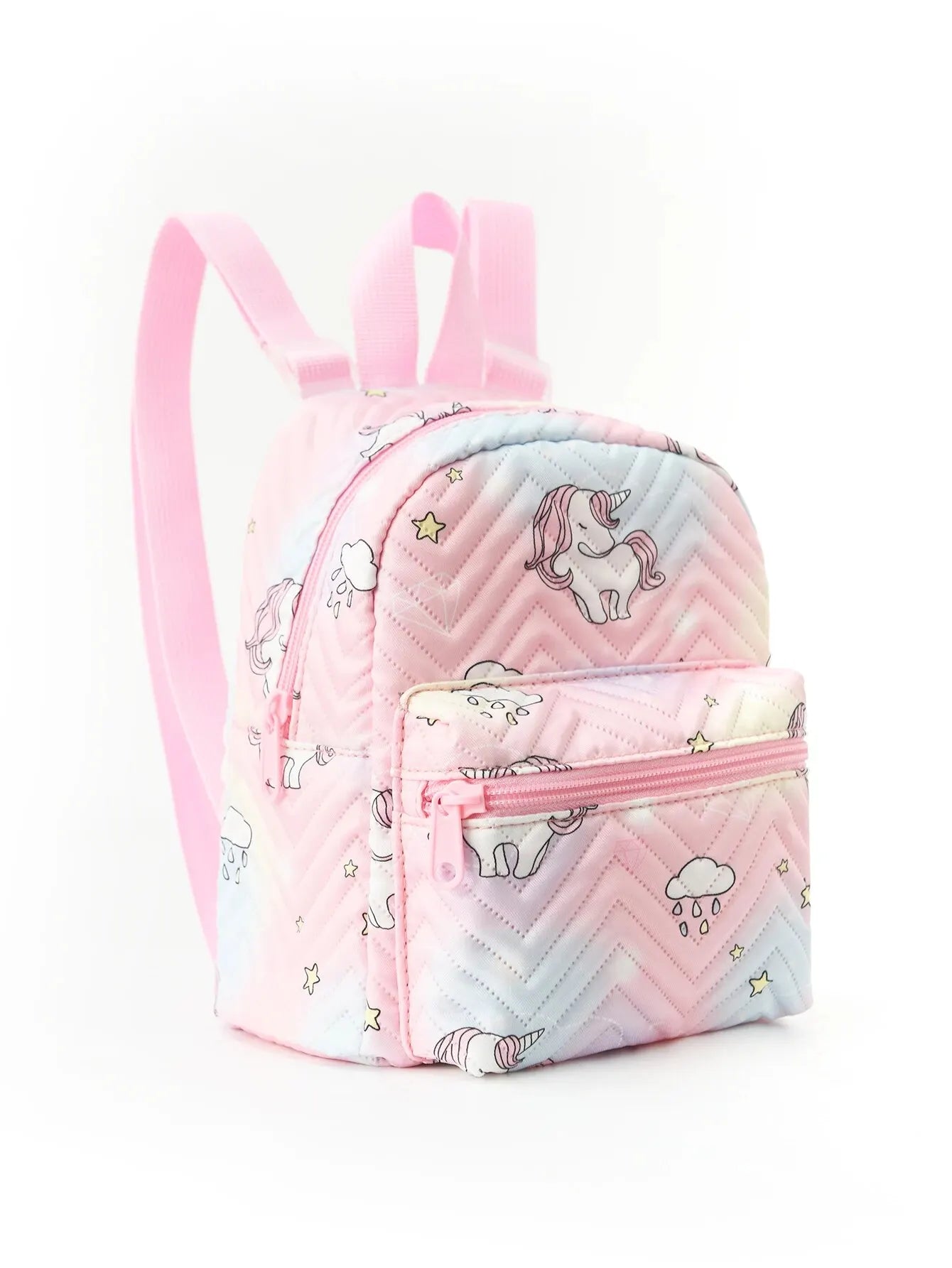 1pc Cute Cartoon Unicorn Print Children'S Backpack, Suitable For Girls, Students, Outdoor Travel, School, Holiday Gifts