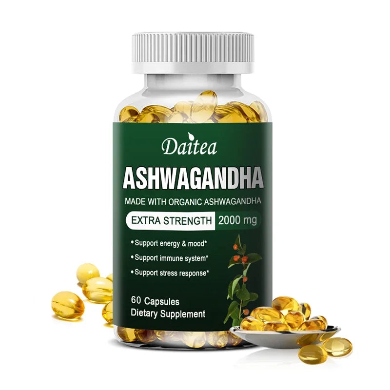 Daitea Ashwagandha Extract Capsule Anti-oxidation, Lipid-lowering, Decompression, Improving Sleep, Enhancing Immunity