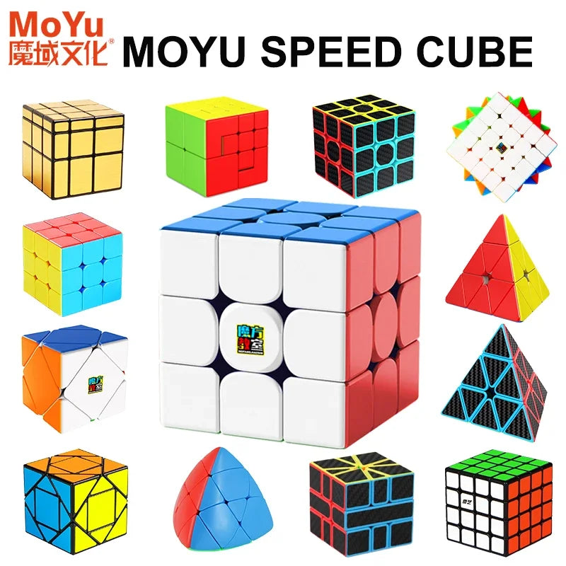 MoYu Meilong Series Magic Cube 3x3 2x2 4x4 5x5 Professional Special 3×3 Speed Puzzle Children's Toy 3x3x3 Original Cubo Magico