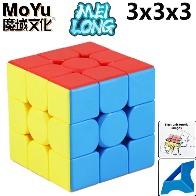 MoYu Meilong Series Magic Cube 3x3 2x2 4x4 5x5 Professional Special 3×3 Speed Puzzle Children's Toy 3x3x3 Original Cubo Magico